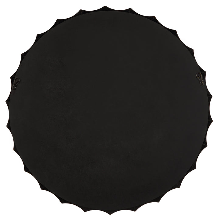 NACALA ROUND GOLD BAMBOO MIRROR