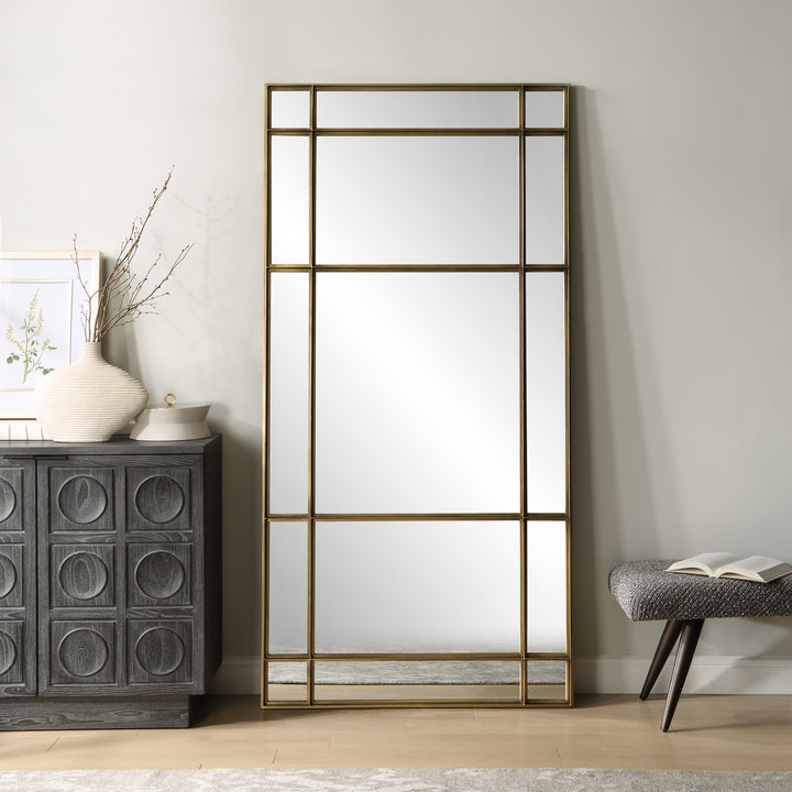 SPURGEON GOLD WINDOW MIRROR