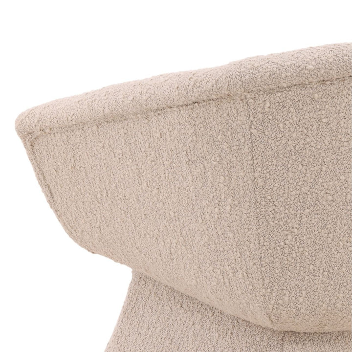 MONTROSE BIRCH BOUCLE PYRAMID SWIVEL CHAIR