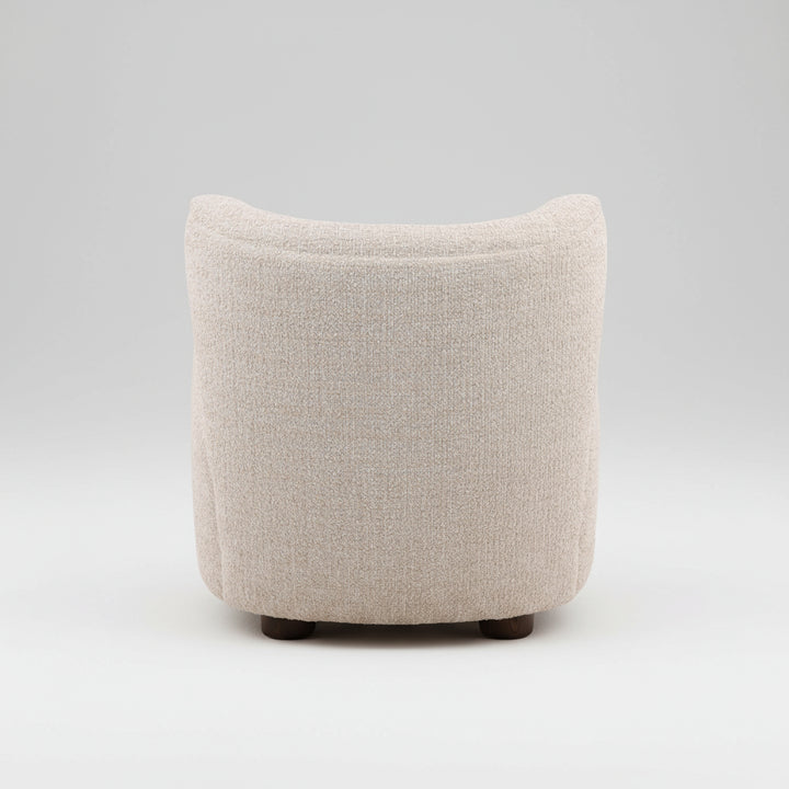 SANDY BOUCLE UPHOLSTERED ARM CHAIR