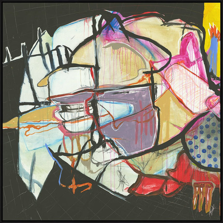 "SATURDAY SONG I" CANVAS ART