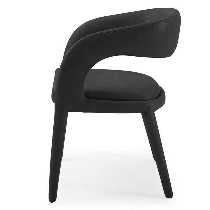 FAERRON MODERN LEATHERETTE DINING CHAIR