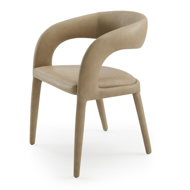 FAERRON MODERN LEATHERETTE DINING CHAIR