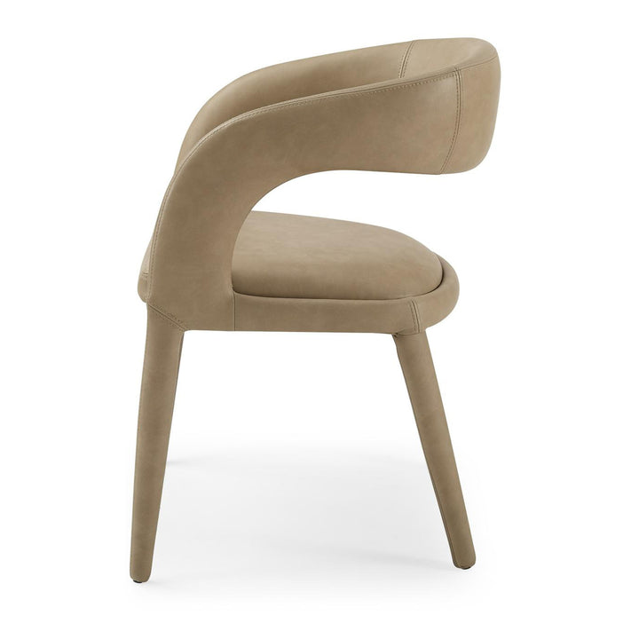 FAERRON MODERN LEATHERETTE DINING CHAIR