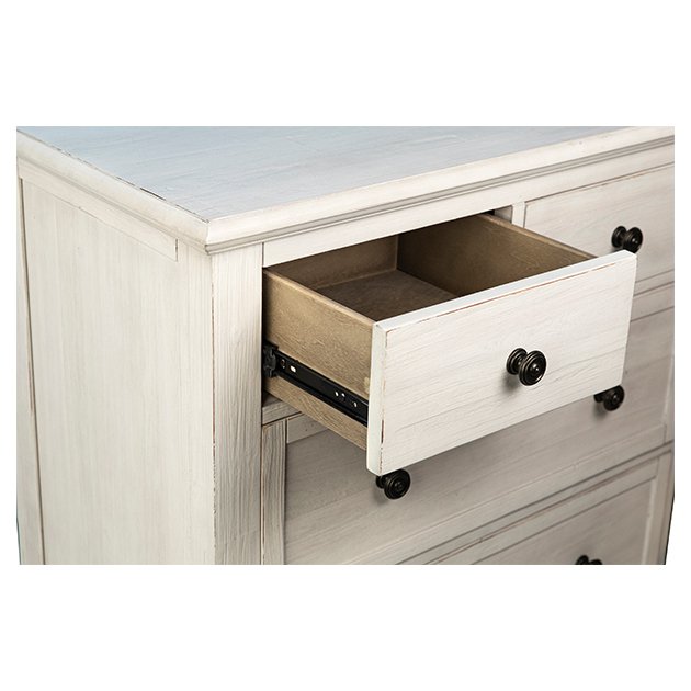 ABBY WHITE WASHED ACACIA DRESSER