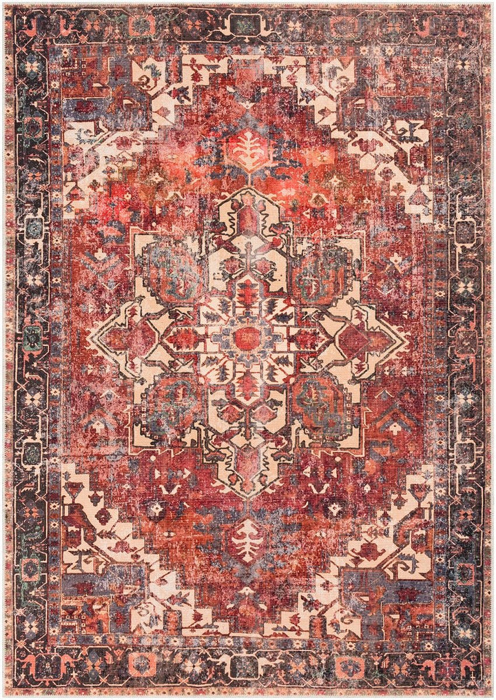 ADSILA VINTAGE PRINT FLAT RUG