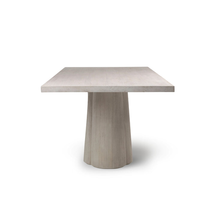 ARYA WHITEWASHED DINING TABLE