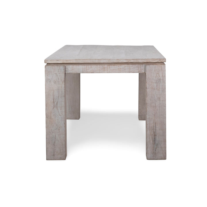 ASPEN RUSTIC WHITE WASHED PINE DINING TABLE