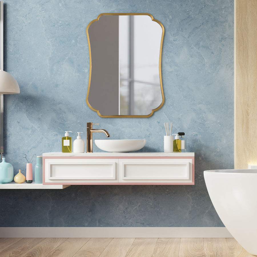 ATHENA GOLD VANITY MIRROR