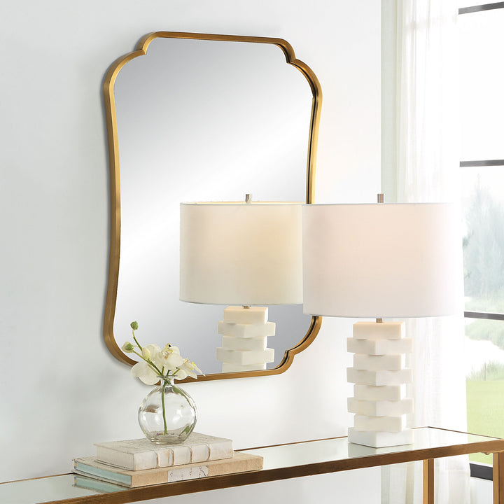 ATHENA GOLD VANITY MIRROR