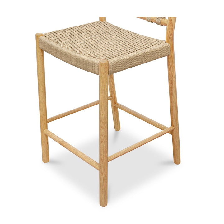 AVERY NATURAL OAK COUNTER STOOL