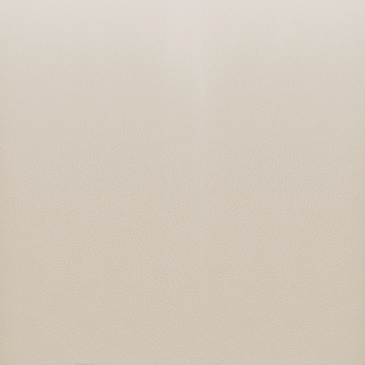 Close up view of banyon sunbleached beige leather counter stool surface