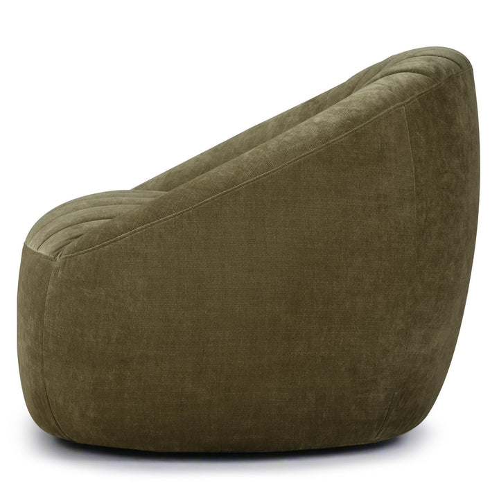 BARROW CHAMBRAY CHENILLE SWIVEL CHAIR