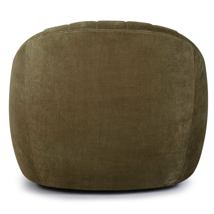 BARROW CHAMBRAY CHENILLE SWIVEL CHAIR