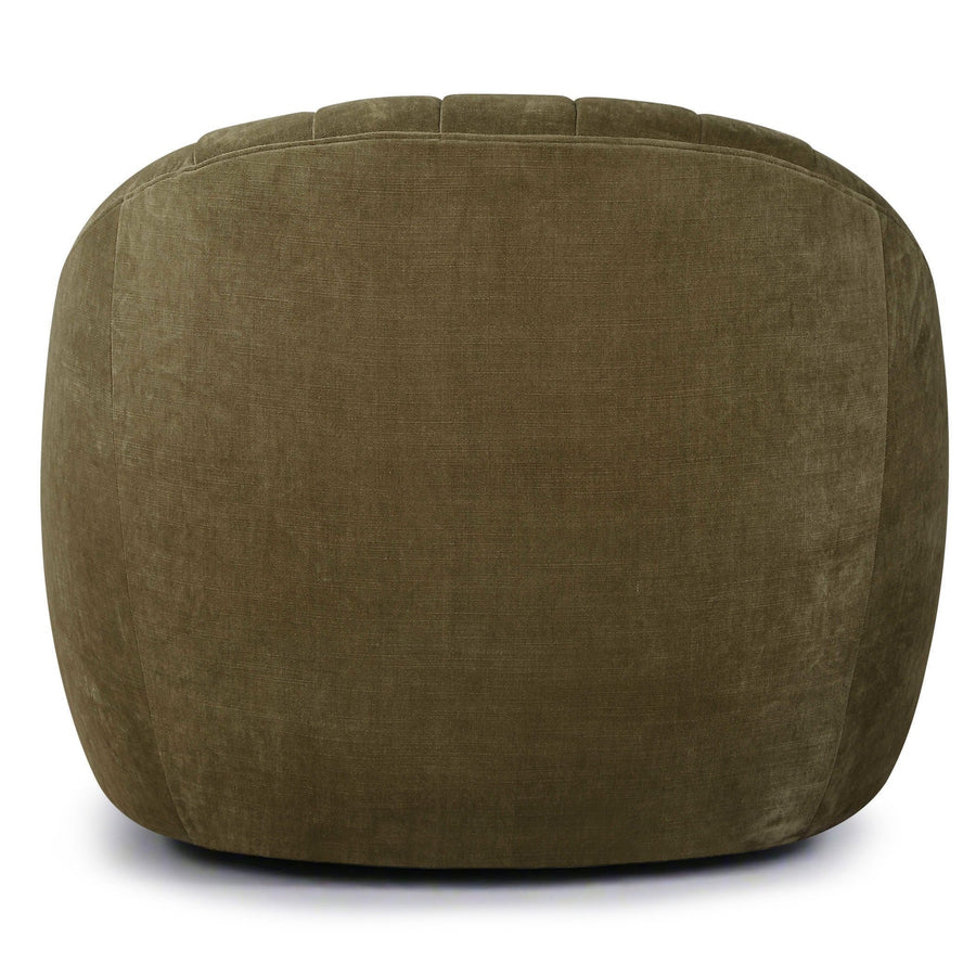 BARROW CHAMBRAY CHENILLE SWIVEL CHAIR