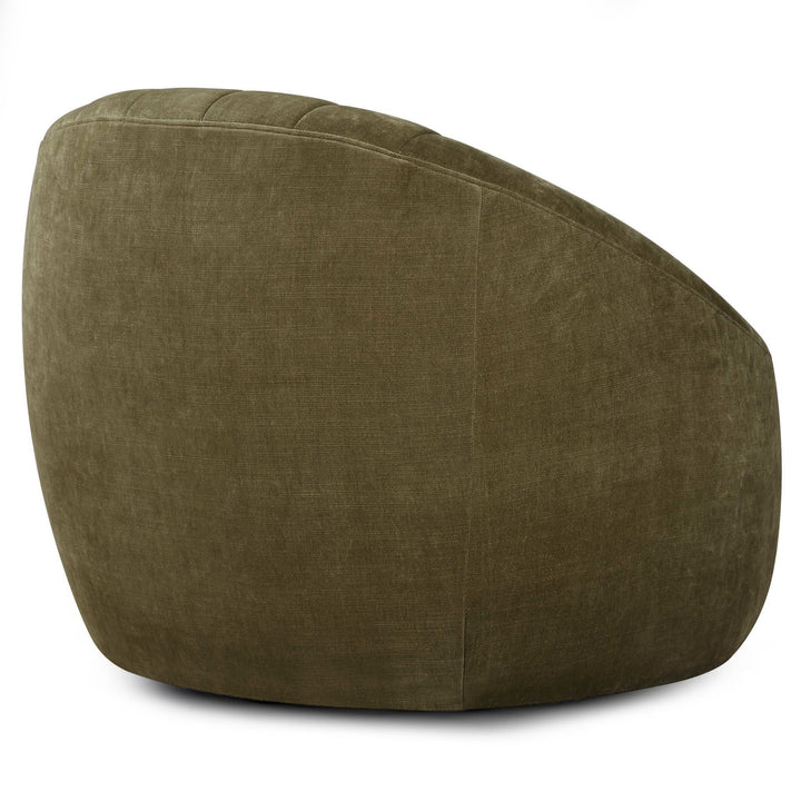 BARROW CHAMBRAY CHENILLE SWIVEL CHAIR