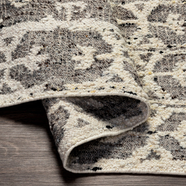BAYLIN WOOL RUG: CREAM, GREY