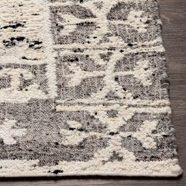 BAYLIN WOOL RUG: CREAM, GREY