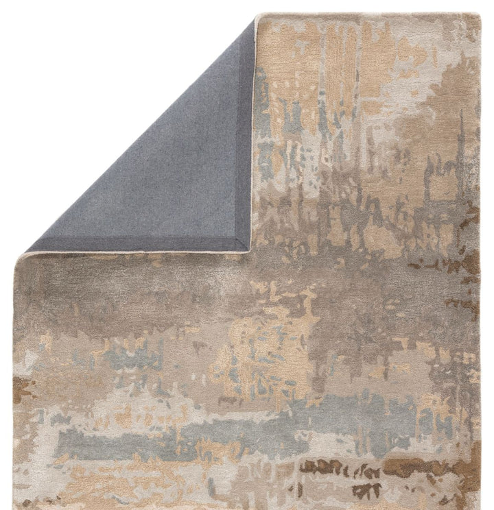 BENA WOOL + VISCOSE RUG: SAND, STONE