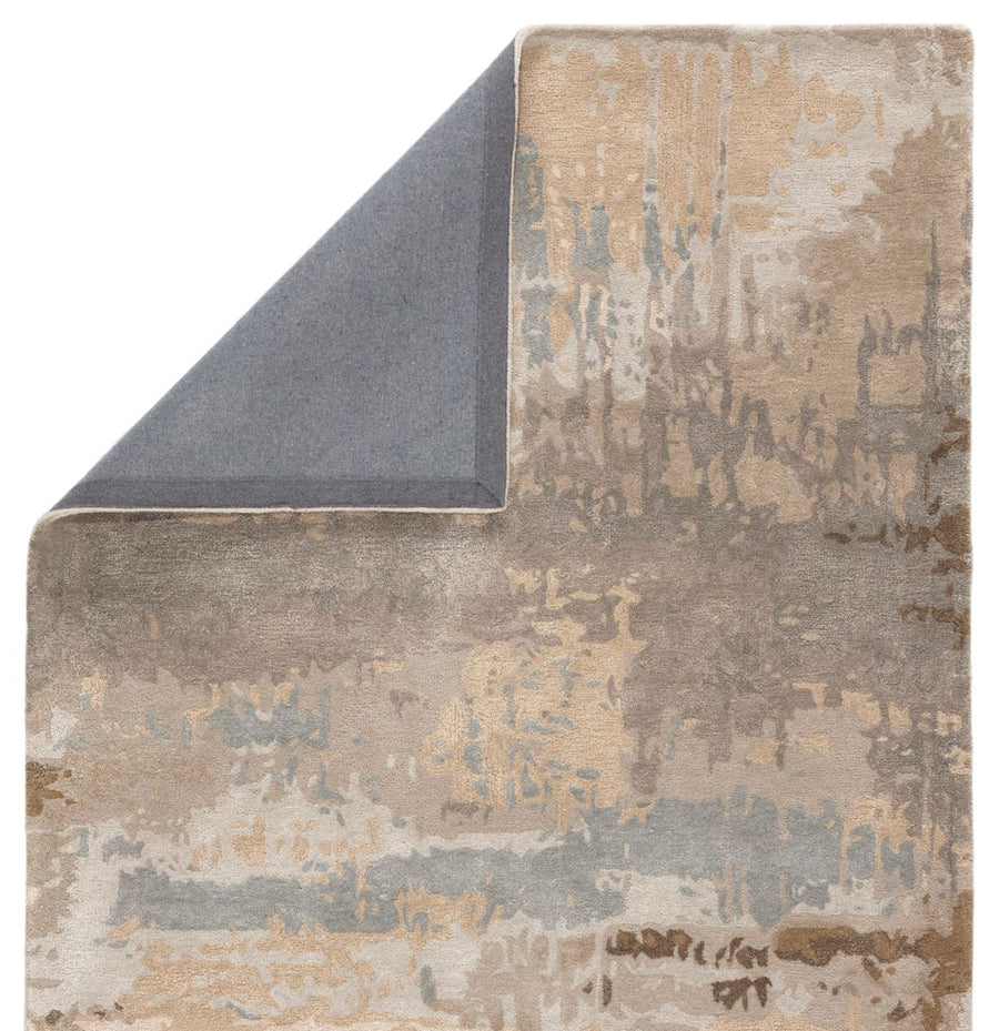 BENA WOOL + VISCOSE RUG: SAND, STONE
