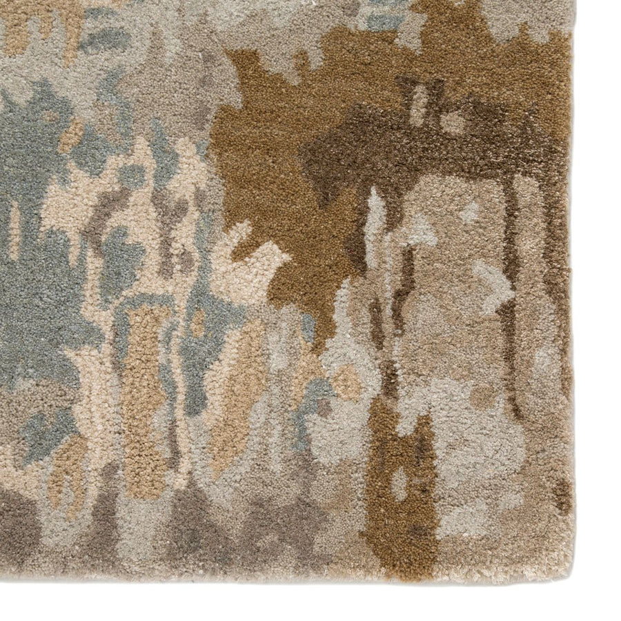 BENA WOOL + VISCOSE RUG: SAND, STONE