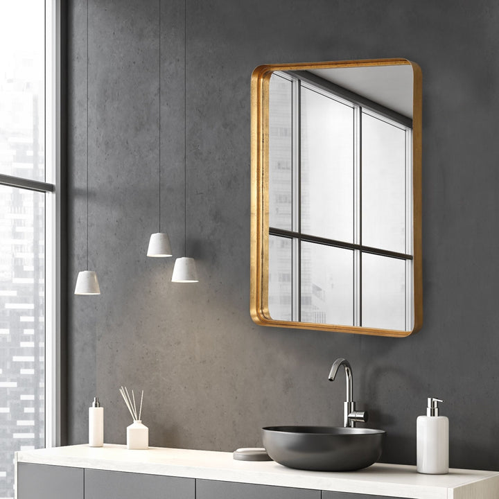BRITTA ANTIQUE GOLD VANITY MIRROR