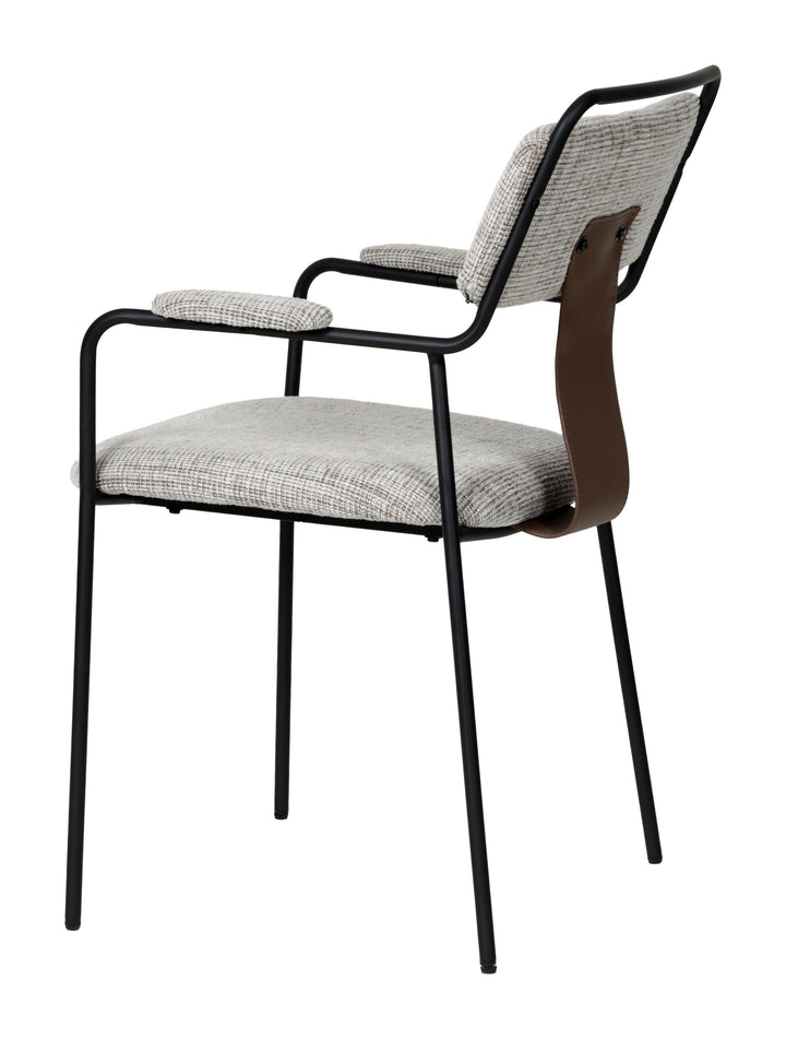 COUVA GRAY TWEED DINING CHAIR | SET OF 2