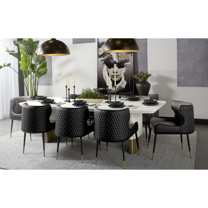 CALIDA 98" DINING TABLE - CREAM