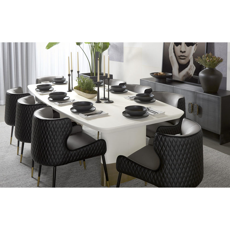 CALIDA 98" DINING TABLE - CREAM