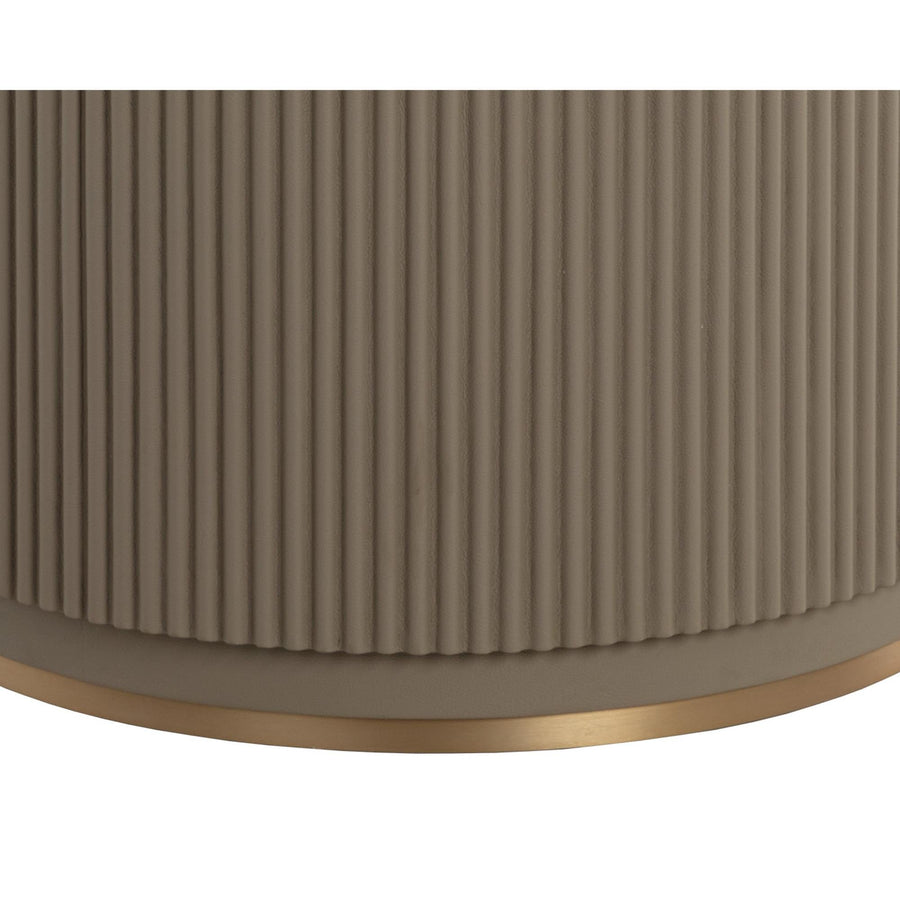 CATALDI 59" DINING TABLE - TAUPE