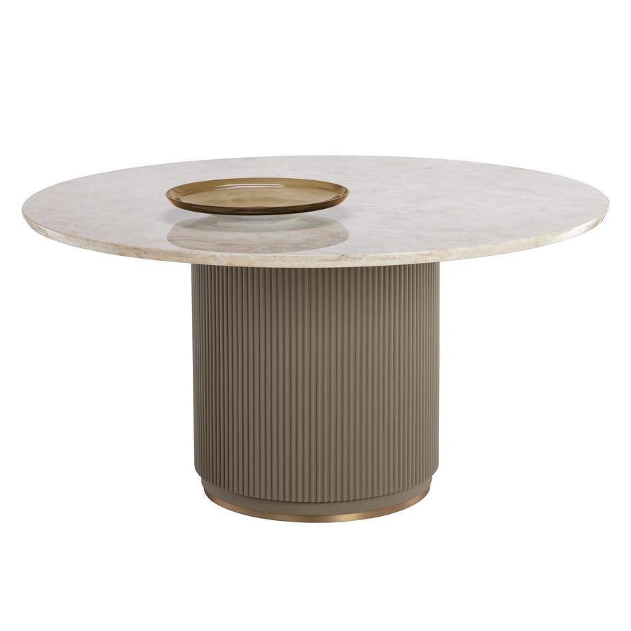 CATALDI 59" DINING TABLE - TAUPE