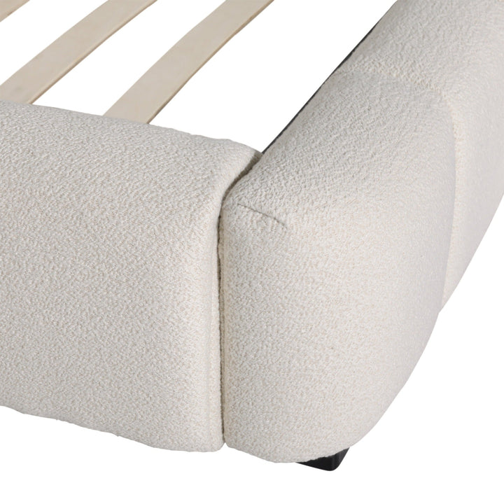 CHANNEL CREAM BOUCLE BED