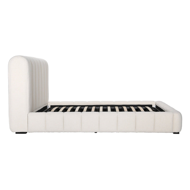 CHANNEL CREAM BOUCLE BED