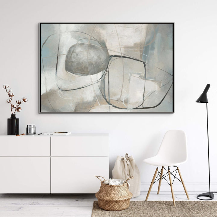 "CIRCULAR PATH II" CANVAS ART