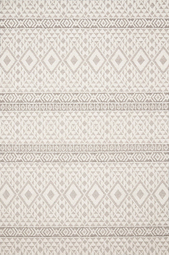 COLE 04 INDOOR - OUTDOOR RUG: IVORY, SILVER