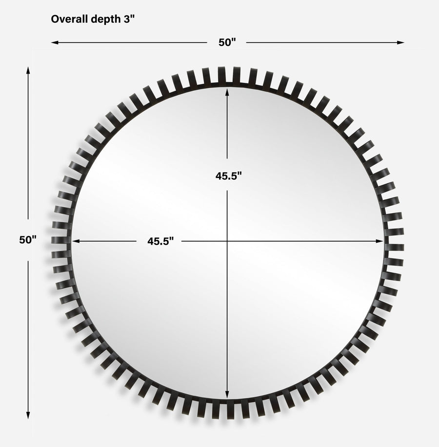CORONA MODERN ROUND MIRROR