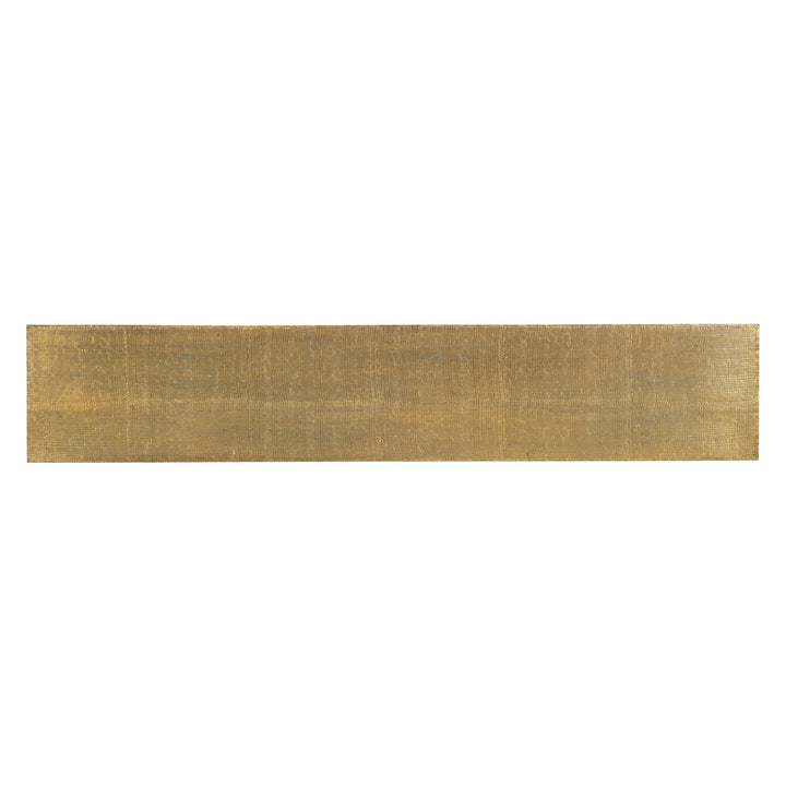 CROC EMBOSSED GOLD METAL CLAD CONSOLE