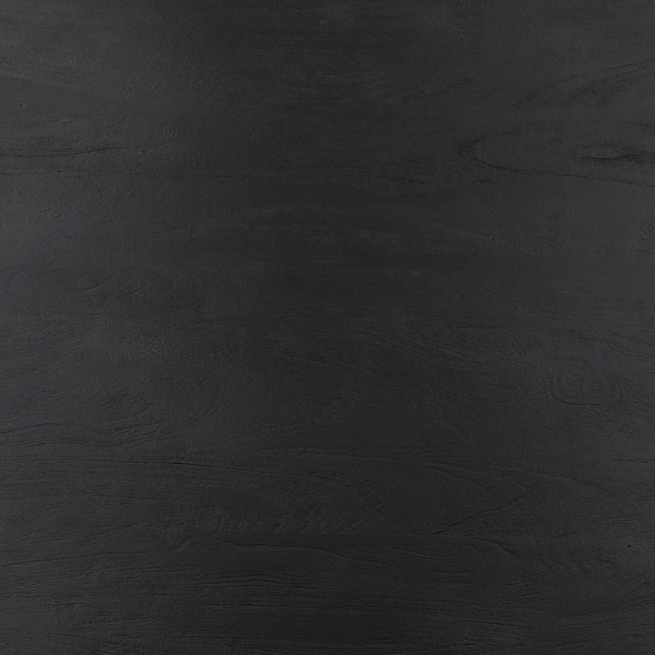 DARIN 60"SQ DINING TABLE: BLACK