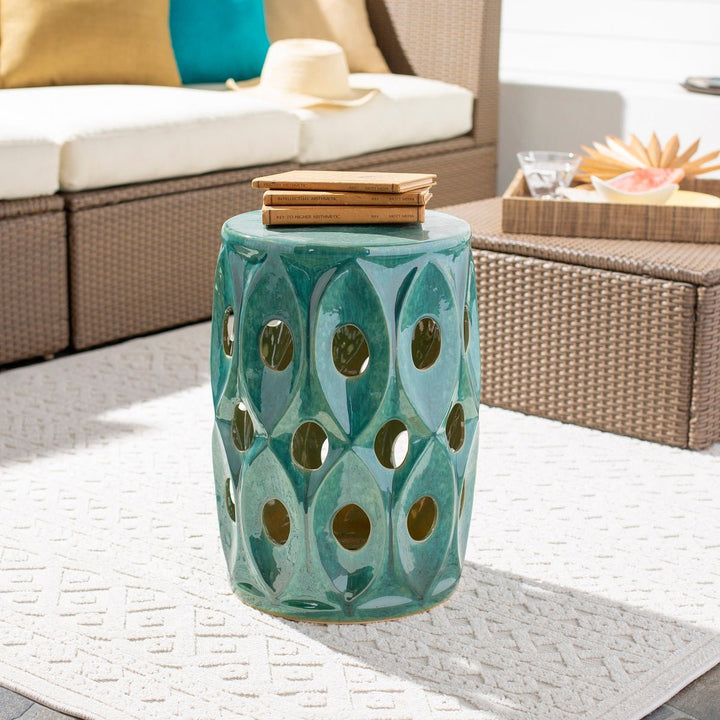 DAYNA CERAMIC GARDEN STOOL
