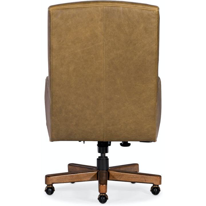 DAYTON SADDLEBAG LEATHER EXECUTIVE SWIVEL TILT CHAIR