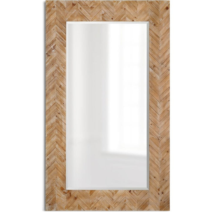DEMETRIA OVERSIZED WOODEN MIRROR