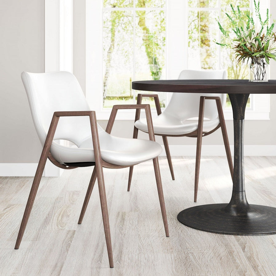 DESI DINING CHAIR: WHITE | SET OF 2