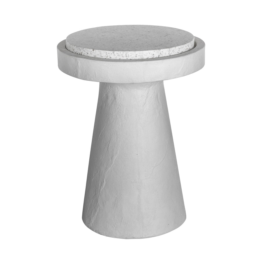 DEX CONCRETE TERRAZZO OUTDOOR SIDE TABLE