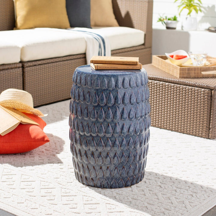DORI CERAMIC GARDEN STOOL