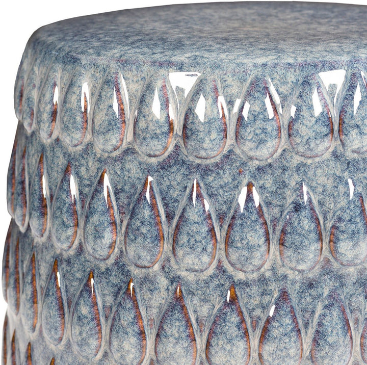 DORI CERAMIC GARDEN STOOL