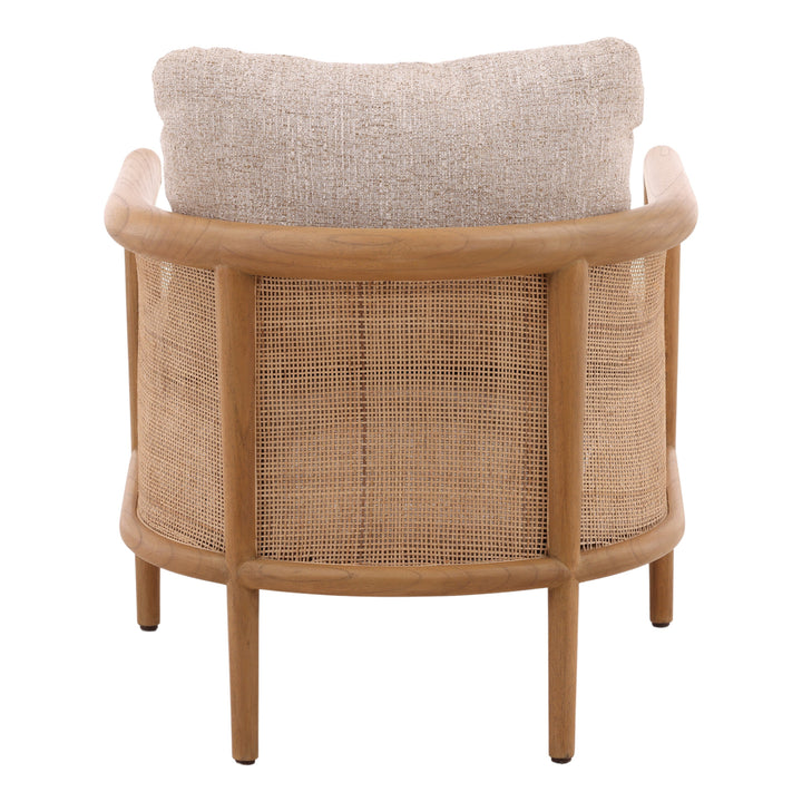 ODETTE CANE PANELED ACCENT CHAIR