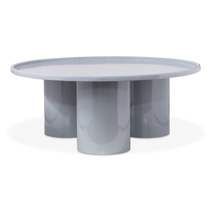 SOFIA ENAMEL ROUND COFFEE TABLE