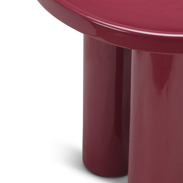 ECLAT SOFIA ENAMEL ROUND TOP END TABLE