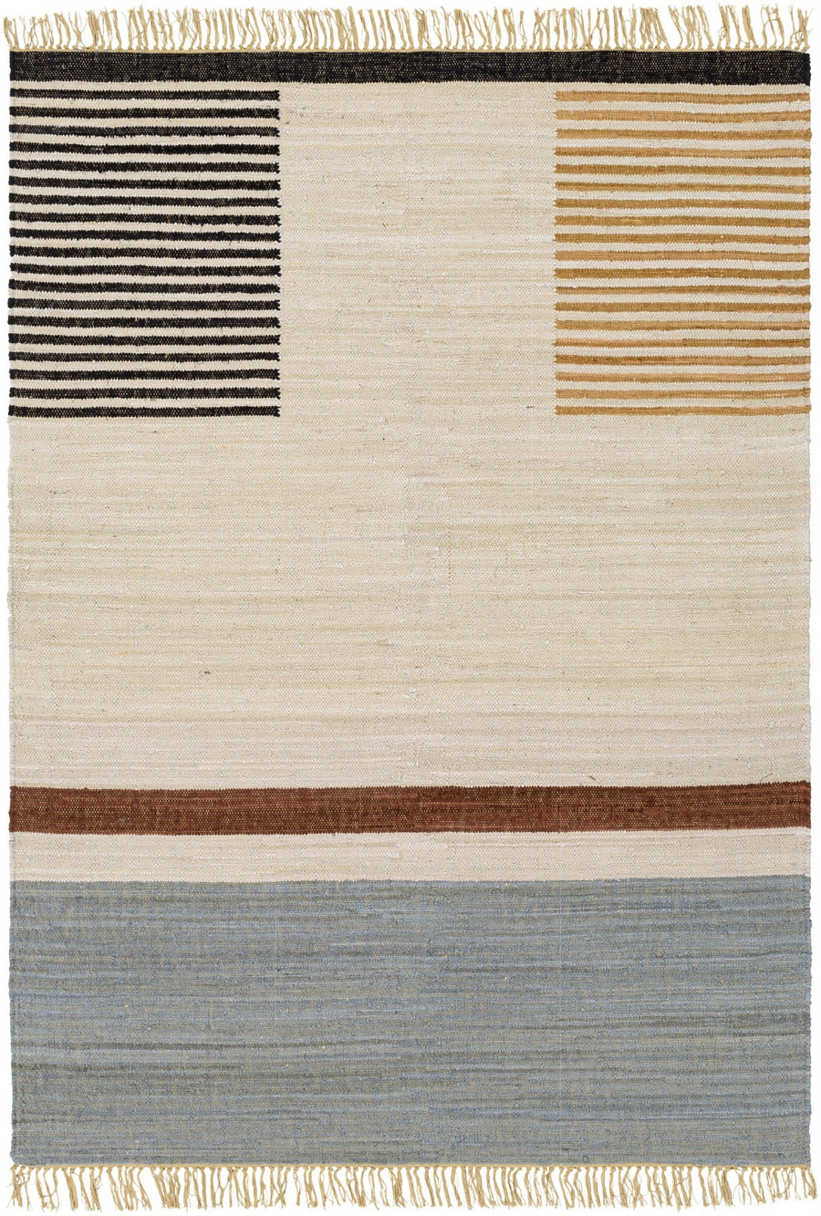 ELEK HAND - WOVEN WOOL FLAT RUG