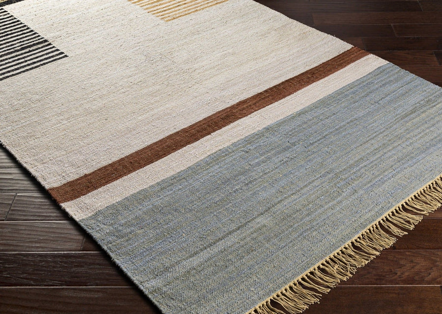 ELEK HAND - WOVEN WOOL FLAT RUG